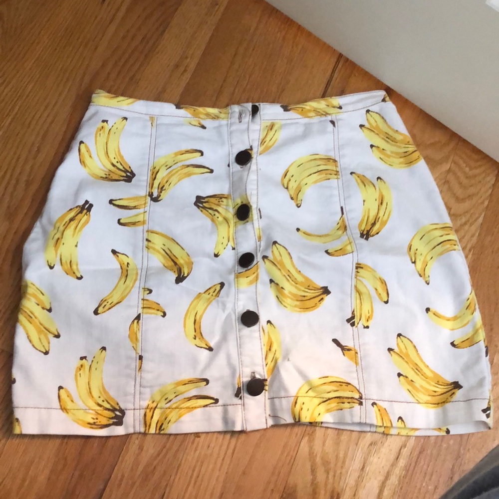 Urban Outfitters Cooperative Banana Skirt